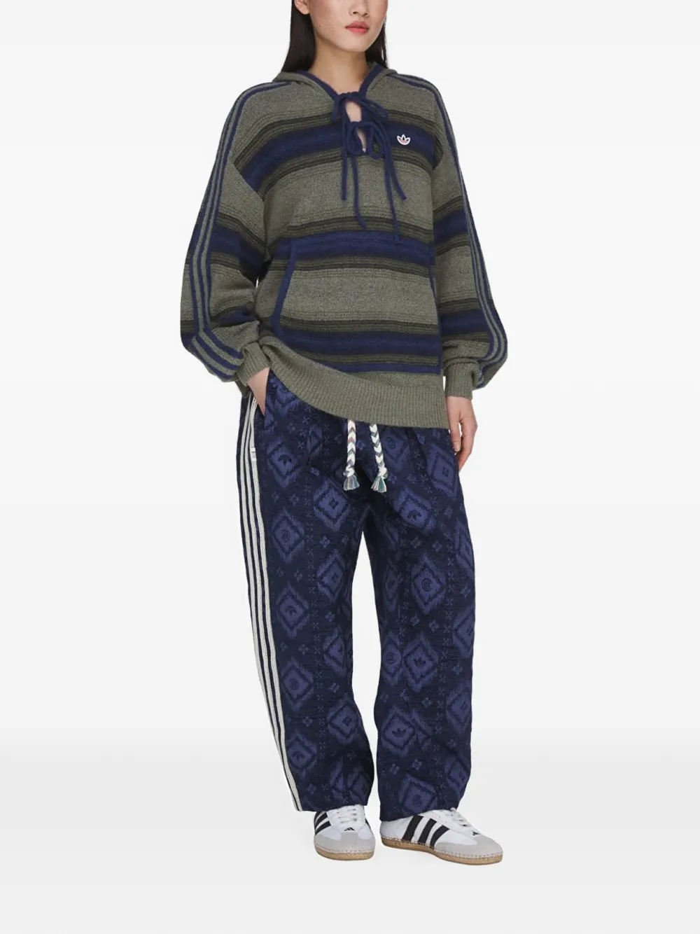 adidas CLOT Baja hoodie van Edison Chen Groen