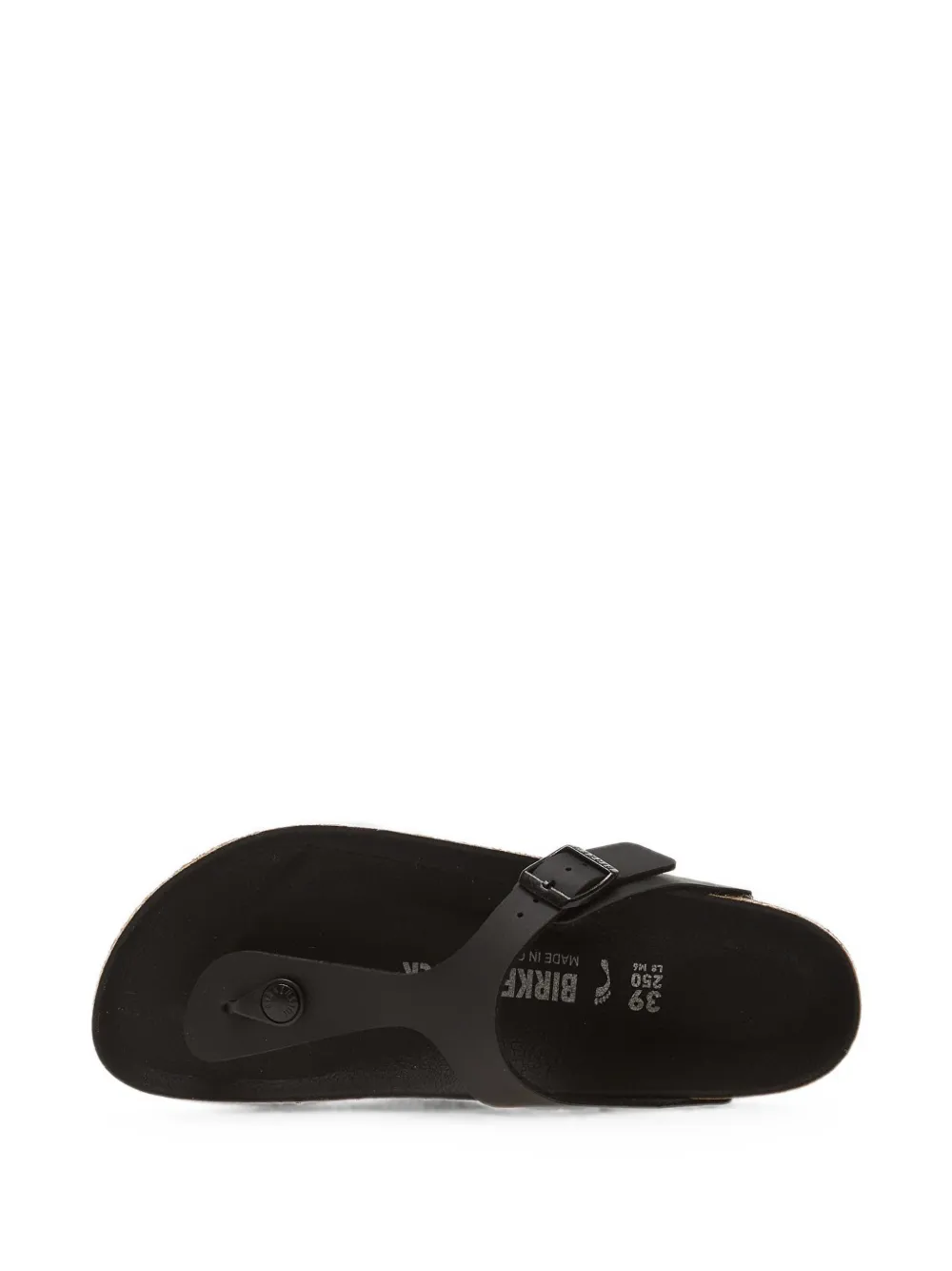 Birkenstock Gizeh buckle-fastening sandals Zwart