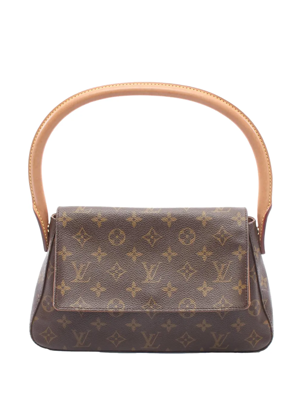 Louis Vuitton Pre-Owned Borsa a spalla Looping Mini con monogramma 2001 - Marrone