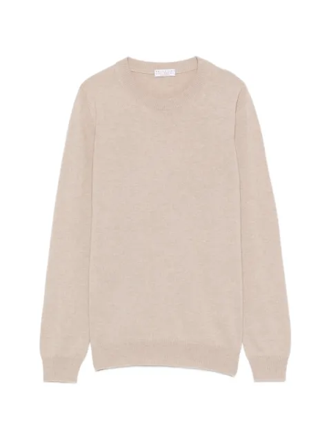 Brunello Cucinelli jersey con cuello redondo