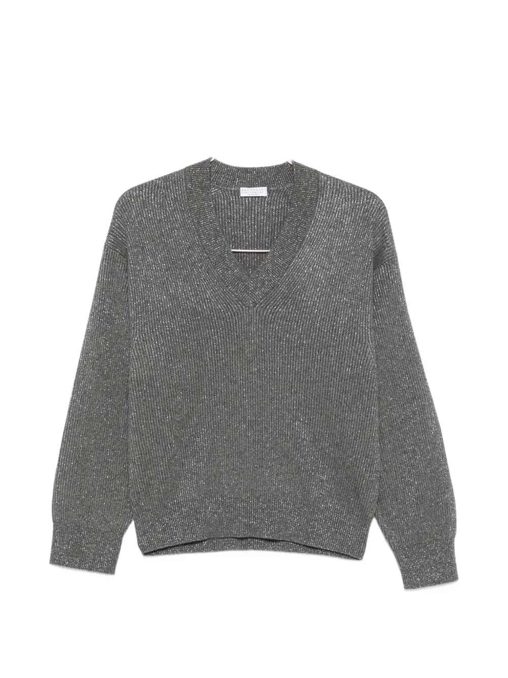 Brunello Cucinelli V-neck sweater - Grau