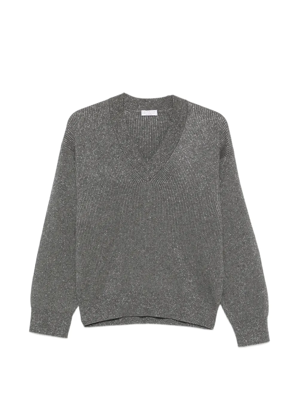 Brunello Cucinelli V-neck sweater - Grigio