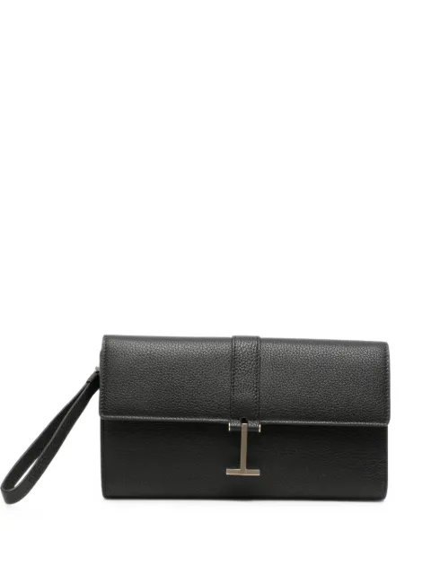 TOM FORD T-clasp grained leather wallets