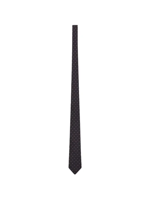 Saint Laurent corbata en jacquard de seda