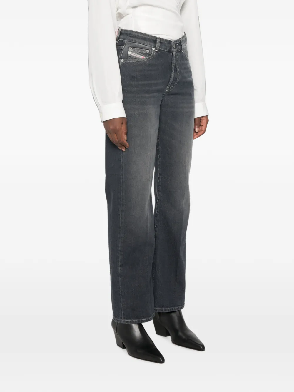 Diesel Jeans met vervaagd-effect Grijs