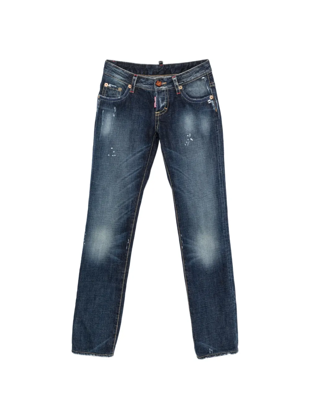 DSQUARED2 2000s distressed jeans - Blu