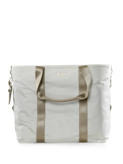 Tumi bolso shopper con placa del logo y etiqueta para equipaje