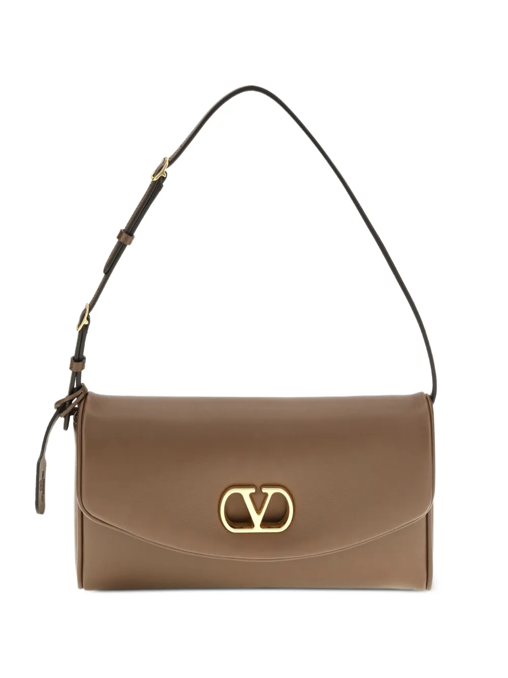 Valentino Garavani Devain VLogo Signature shoulder bag - Marrone