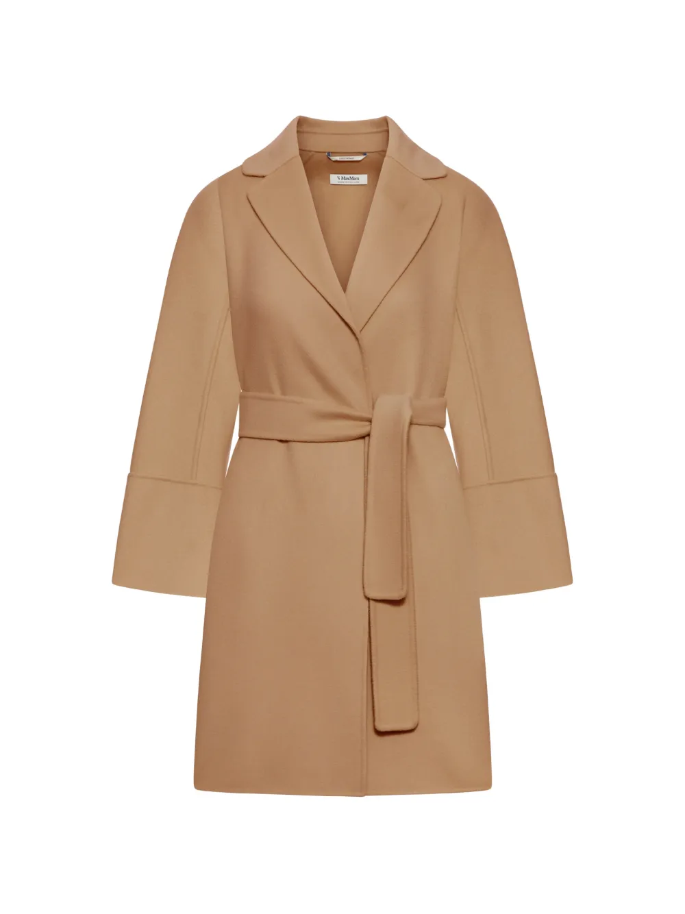 's Max Mara Arona Belted Wrap Coat In Brown