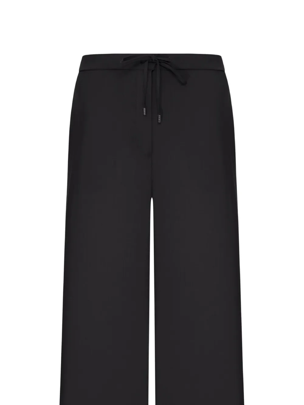 Max Mara drawstring-waist wide-leg trousers Zwart