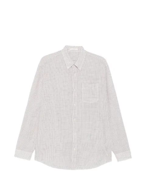 The Row Pompeo checked shirt