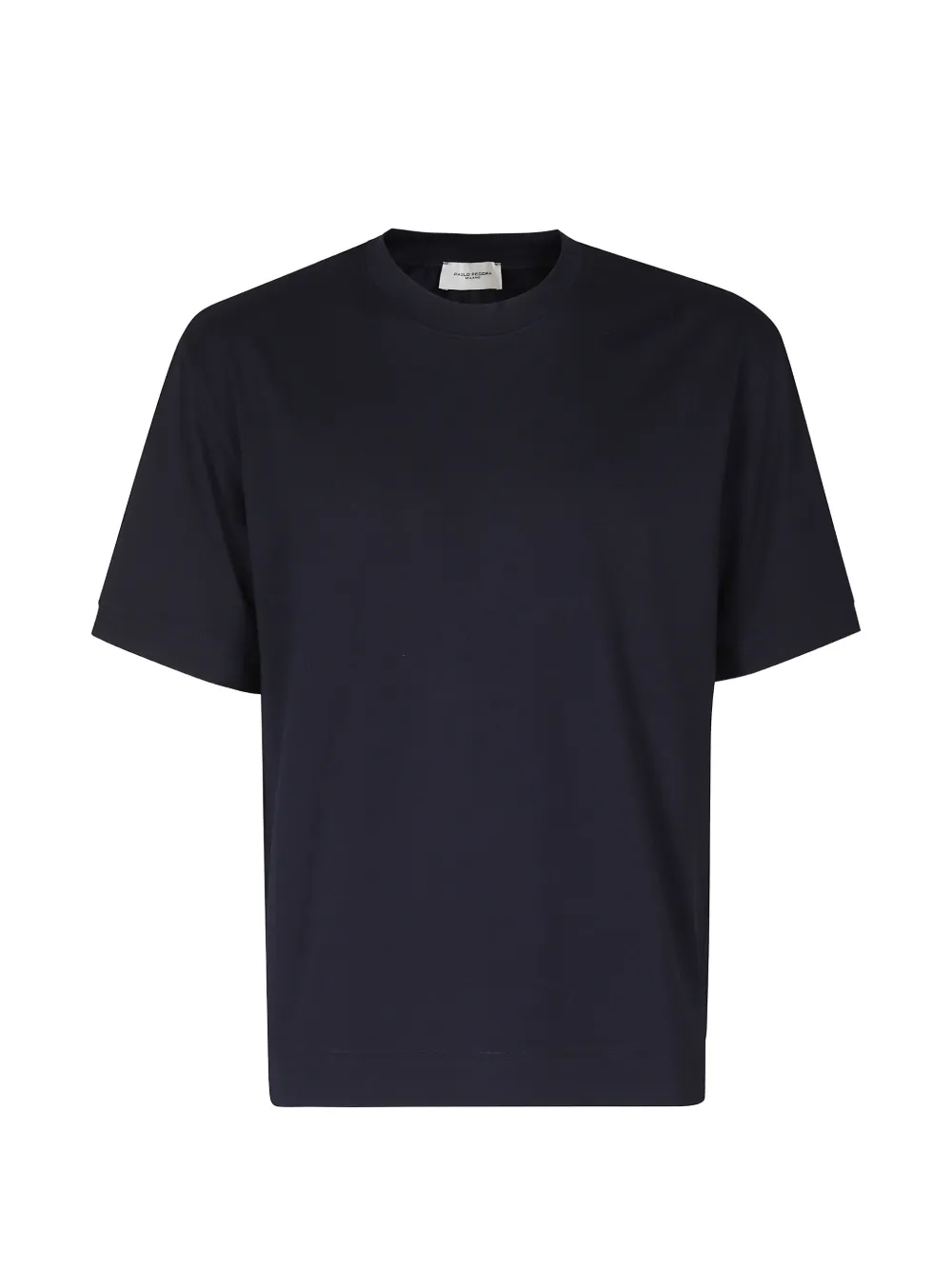 Paolo Pecora crew-neck cotton T-shirt Blauw