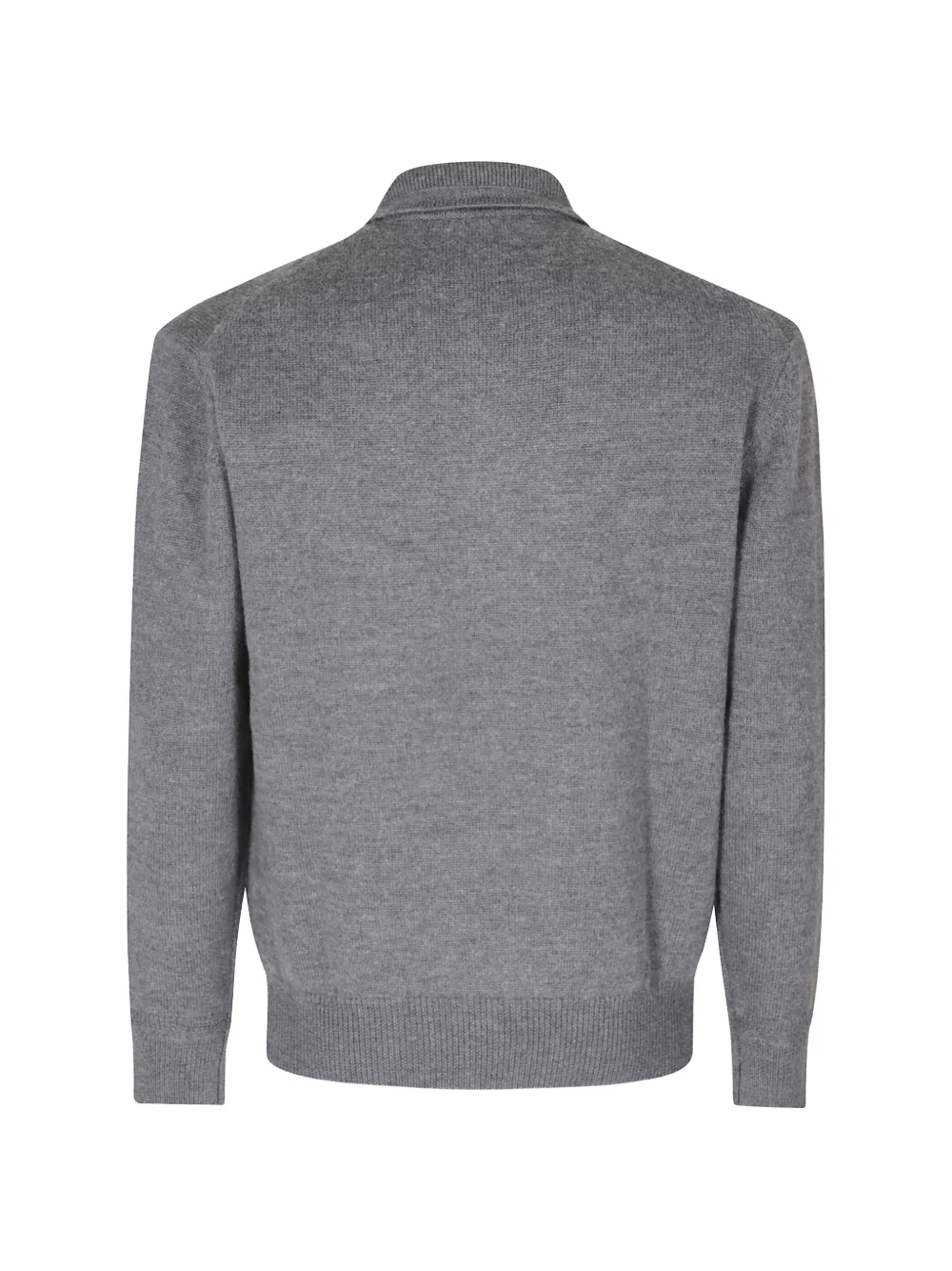 Paolo Pecora long-sleeve wool polo shirt Grijs
