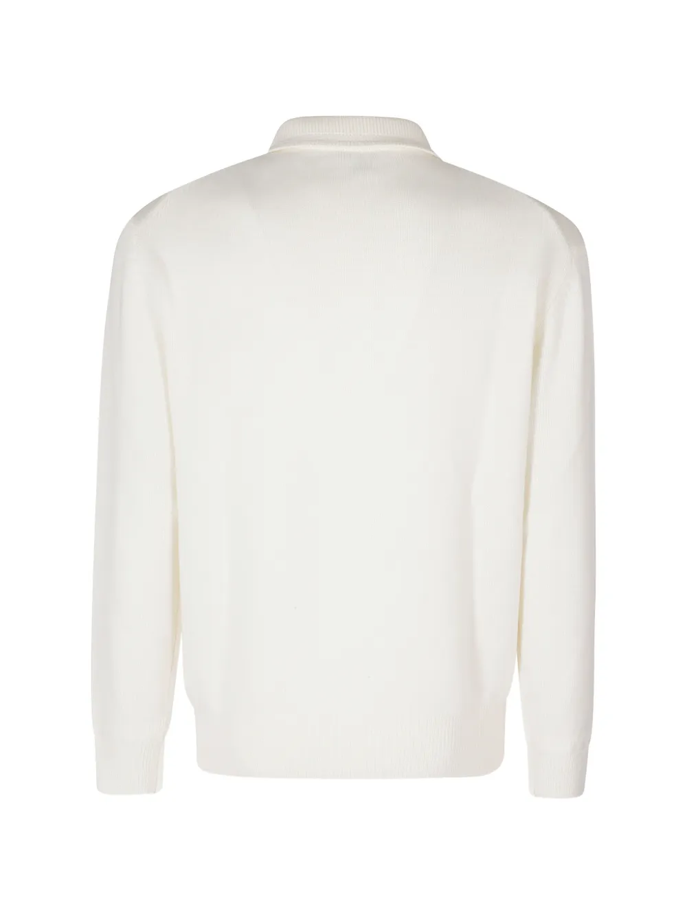 Paolo Pecora long-sleeve wool polo shirt Beige