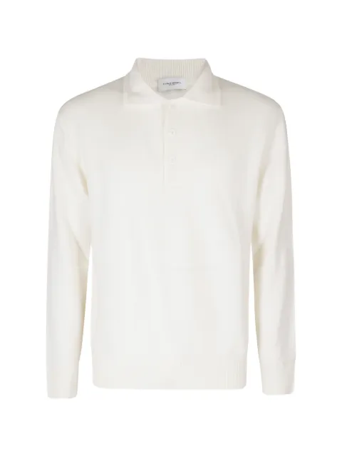 Paolo Pecora long-sleeve wool polo shirt
