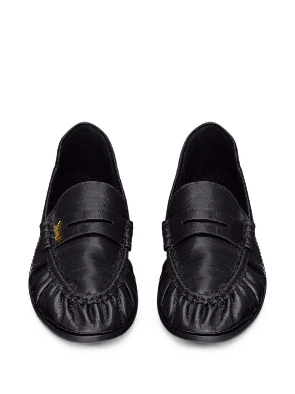 Saint Laurent Le Loafers supple in eel Zwart