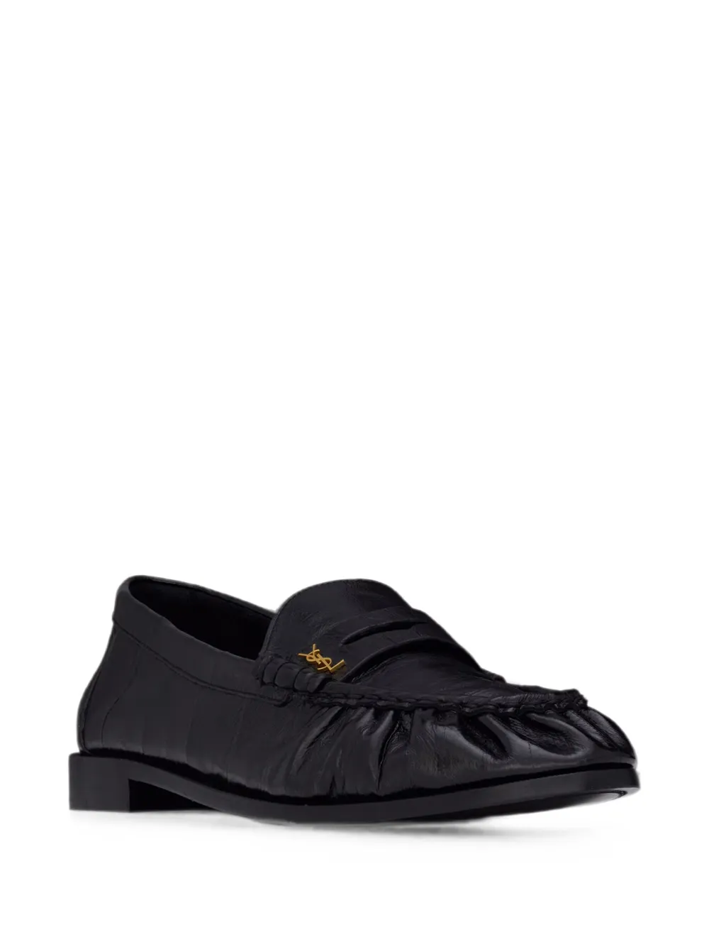 Saint Laurent Le Loafers supple in eel Zwart