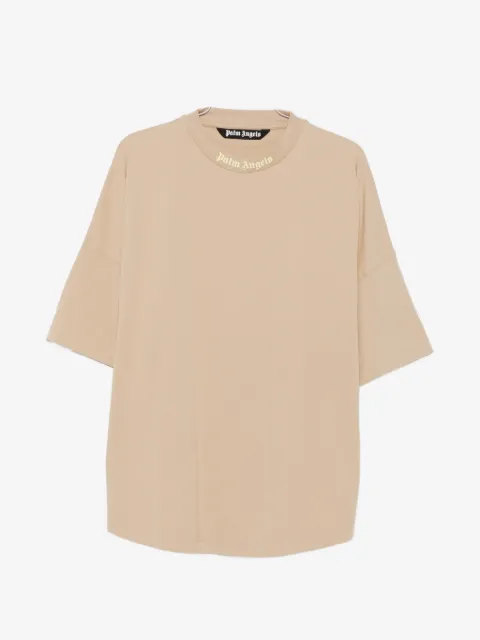 Palm Angels logo-print drop-shoulder T-shirt