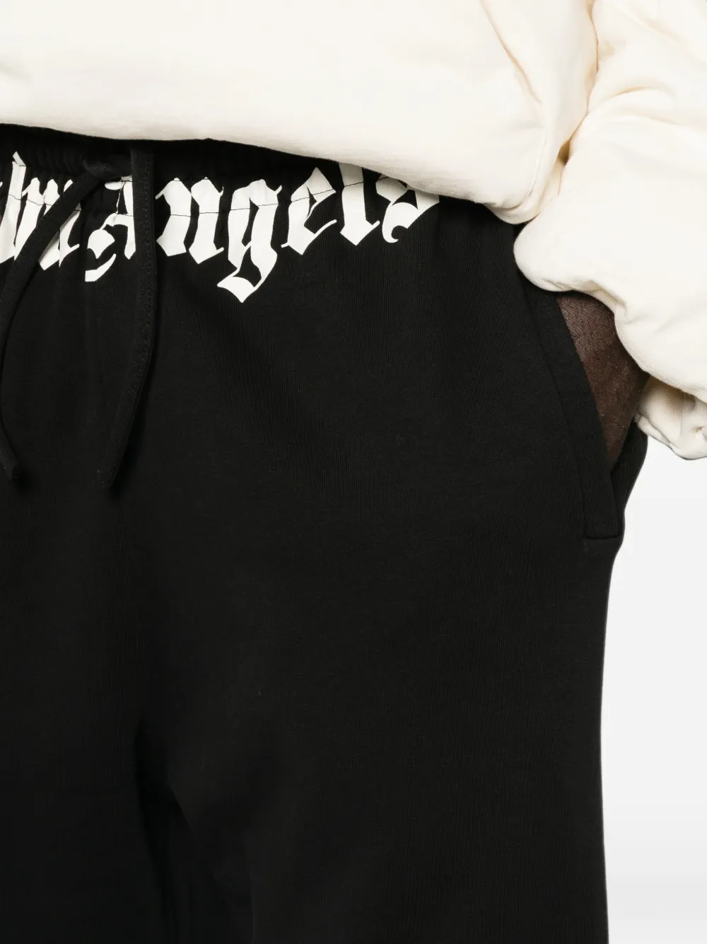 Palm Angels Trainingsbroek met logoprint Zwart