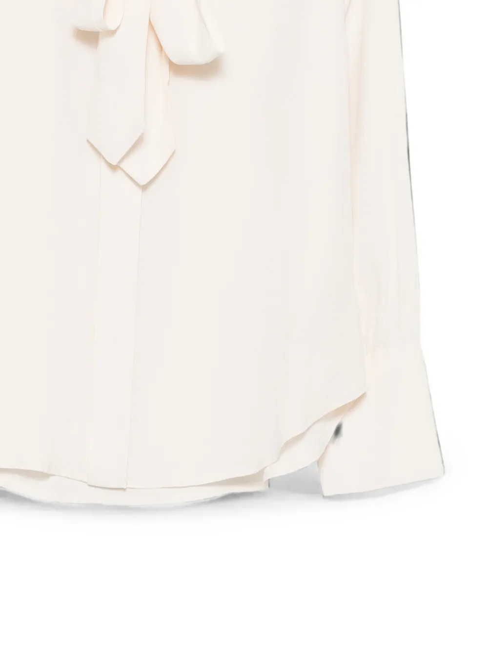 Seventy Blouse met strik Beige
