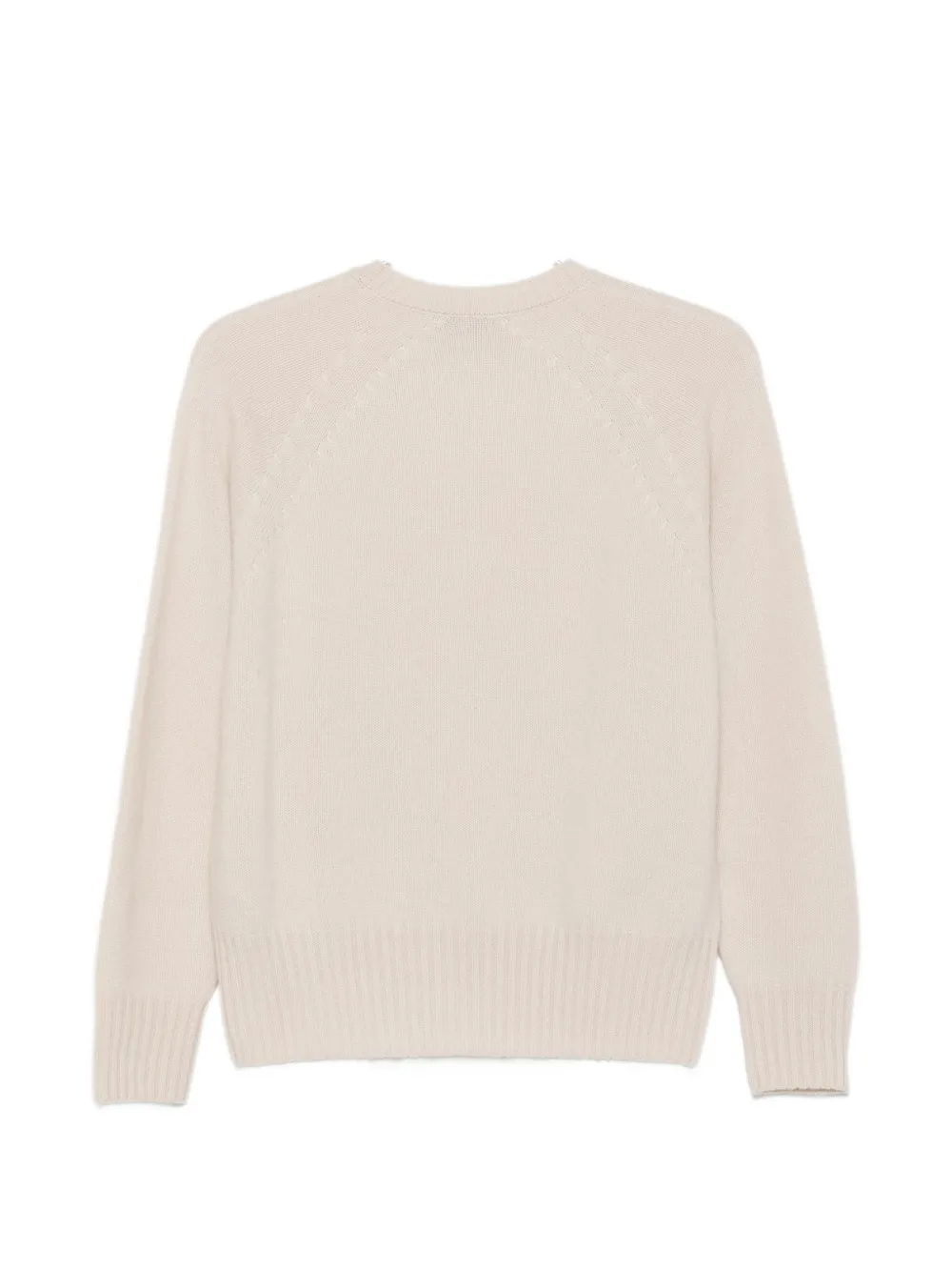 Seventy Kasjmier trui met raglan mouwen Beige