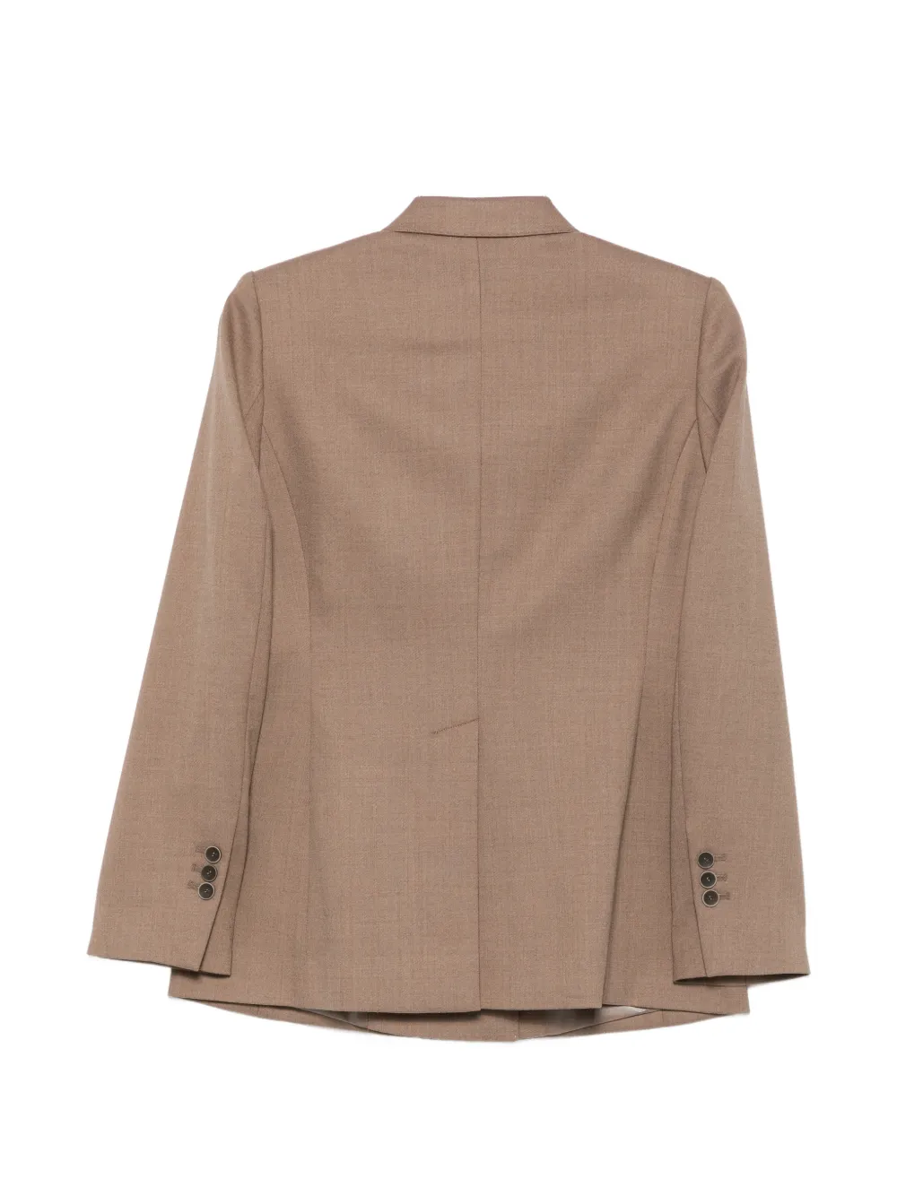 Seventy Blazer met dubbele rij knopen en puntige revers Bruin