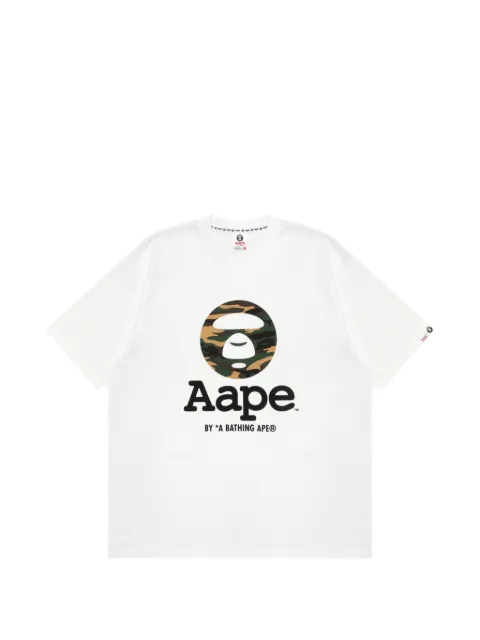 AAPE BY *A BATHING APE® playera con estampado militar