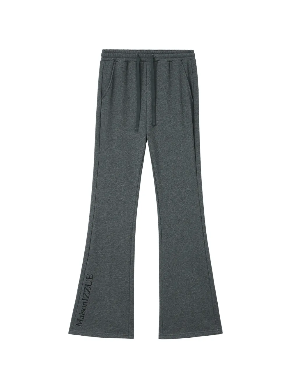izzue drawstring flared track pants