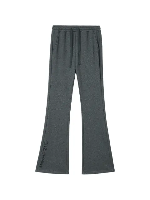 izzue pants acampanados con cordones en la pretina