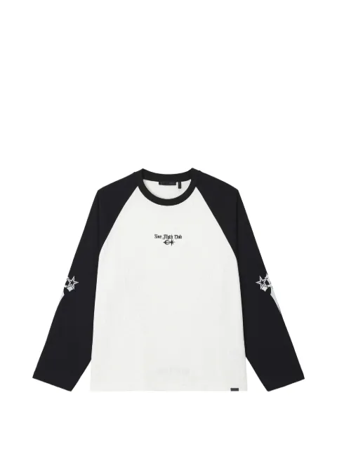 FIVE CM playera con mangas raglán y logo estampado