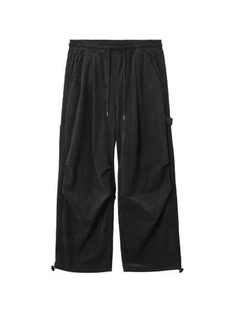 FIVE CM pleated corduroy trousers