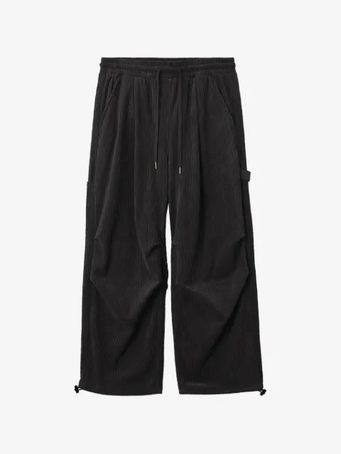 FIVE CM pleated corduroy trousers