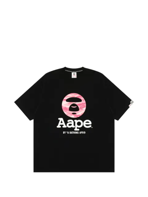 AAPE BY *A BATHING APE® AAPEUNVS Moonface logo-print T-shirt