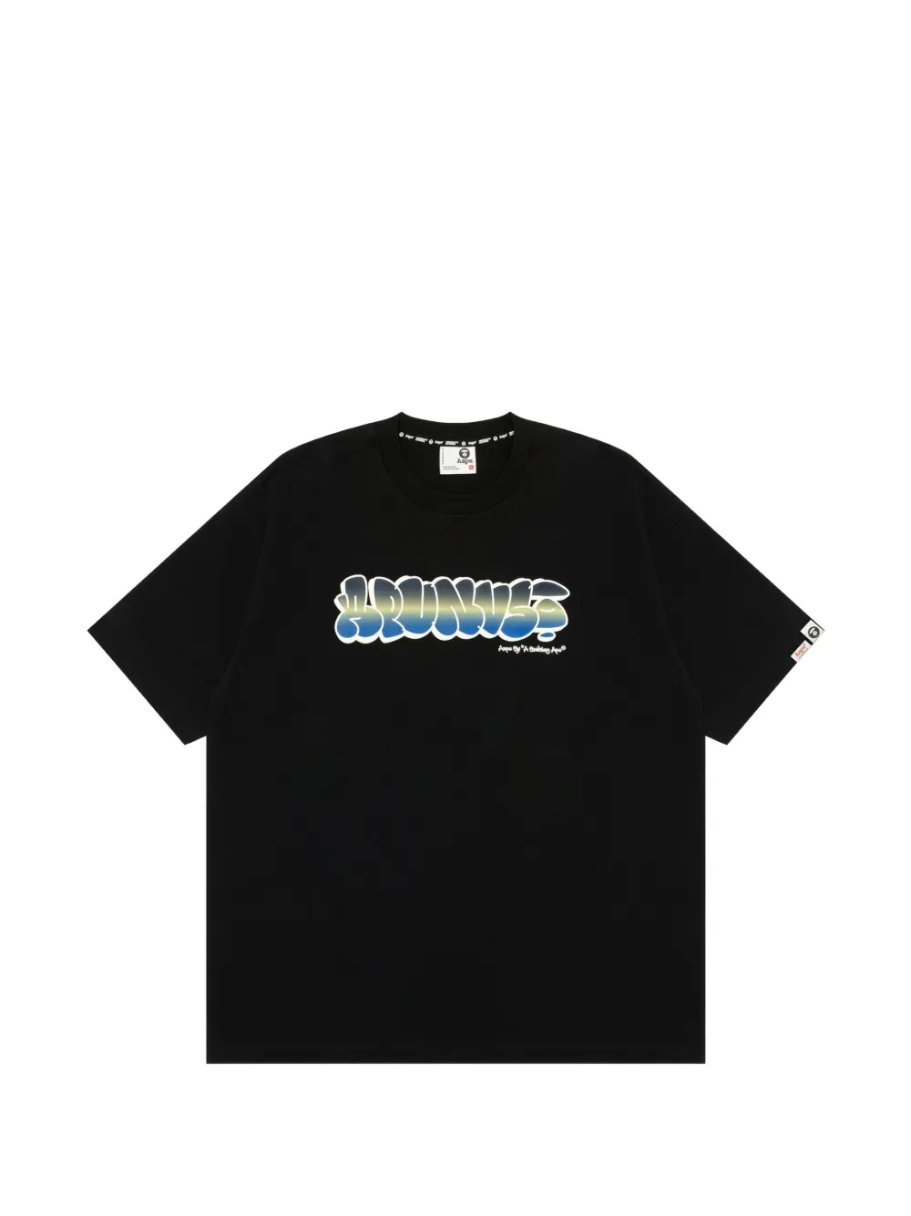 AAPE BY *A BATHING APE® AAPEUNVS logo-print graffiti-effect T-shirt