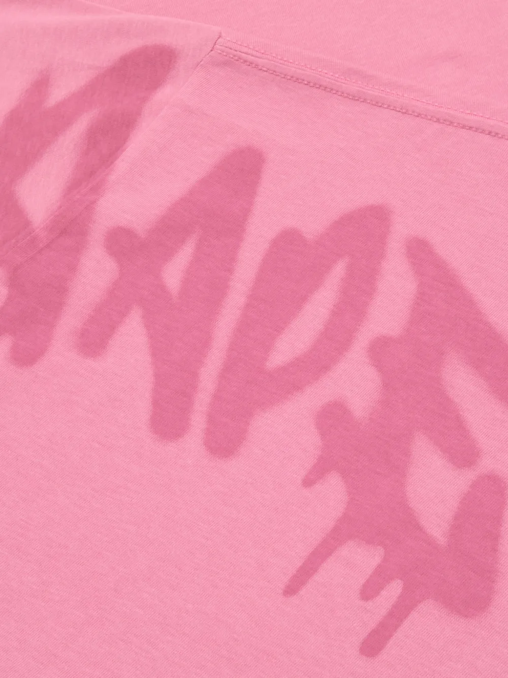 AAPE BY *A BATHING APE T-shirt met logopatch Roze