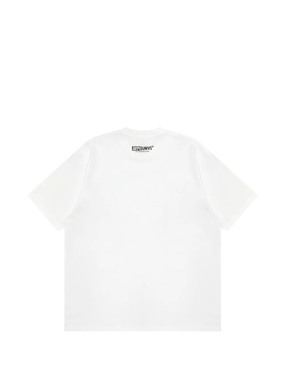 AAPE BY *A BATHING APE AAPEUNVS Moonface T-shirt Wit