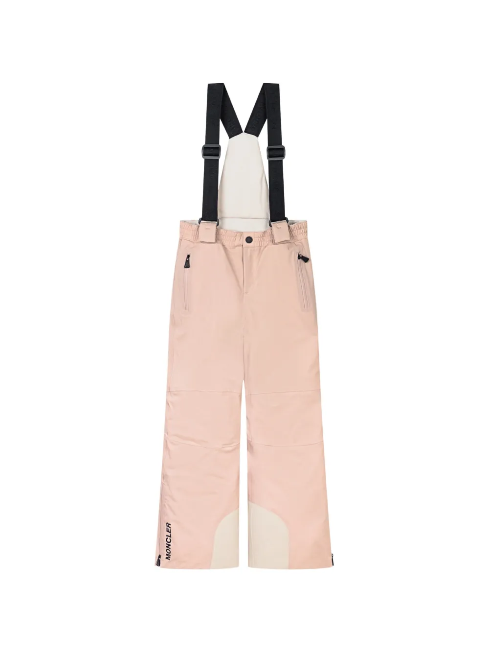 MONCLER GRENOBLE KIDS pantalon de ski à patch logo - Rose