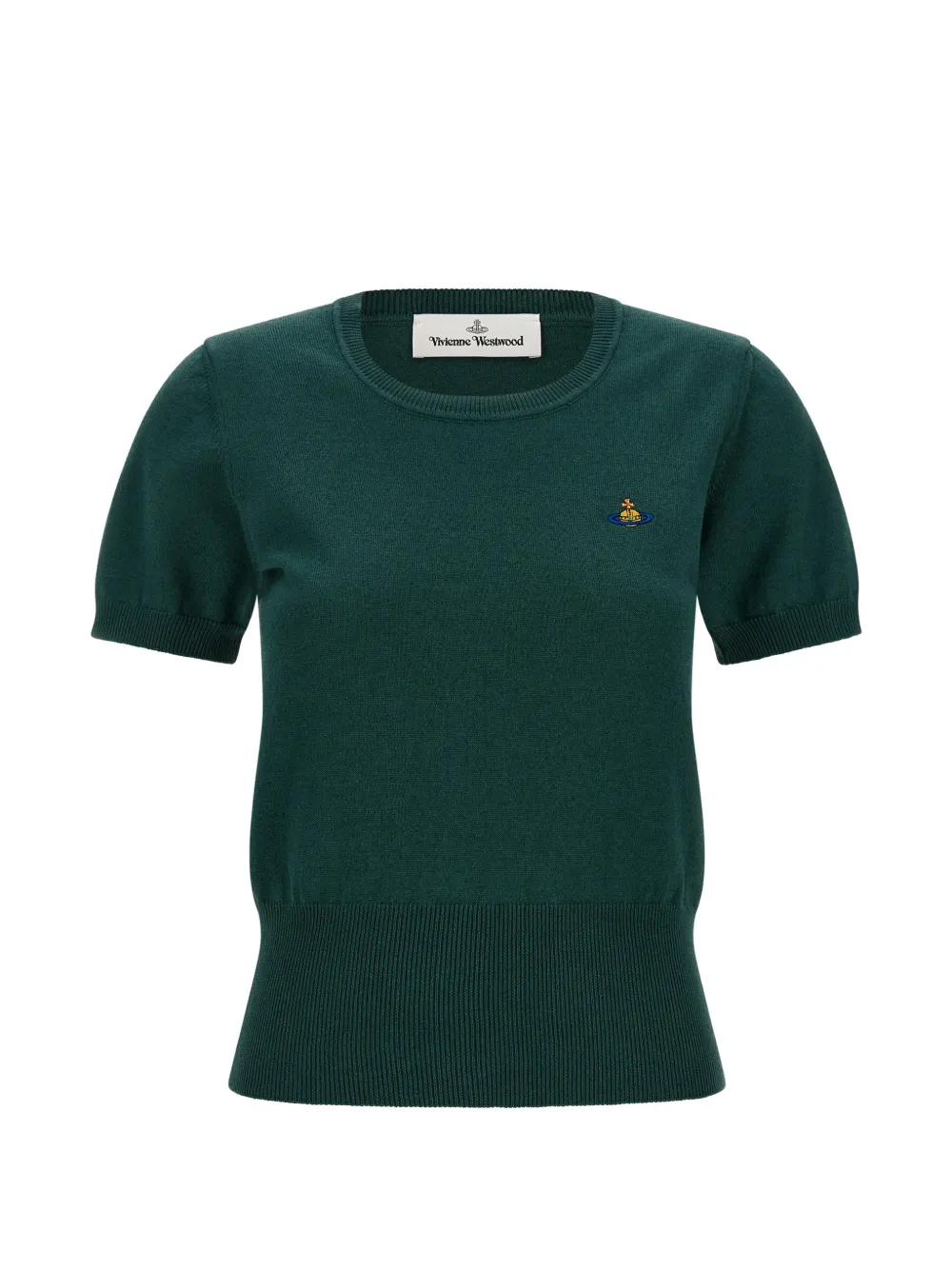 Vivienne Westwood Bea Orb embroidered T-shirt - Verde