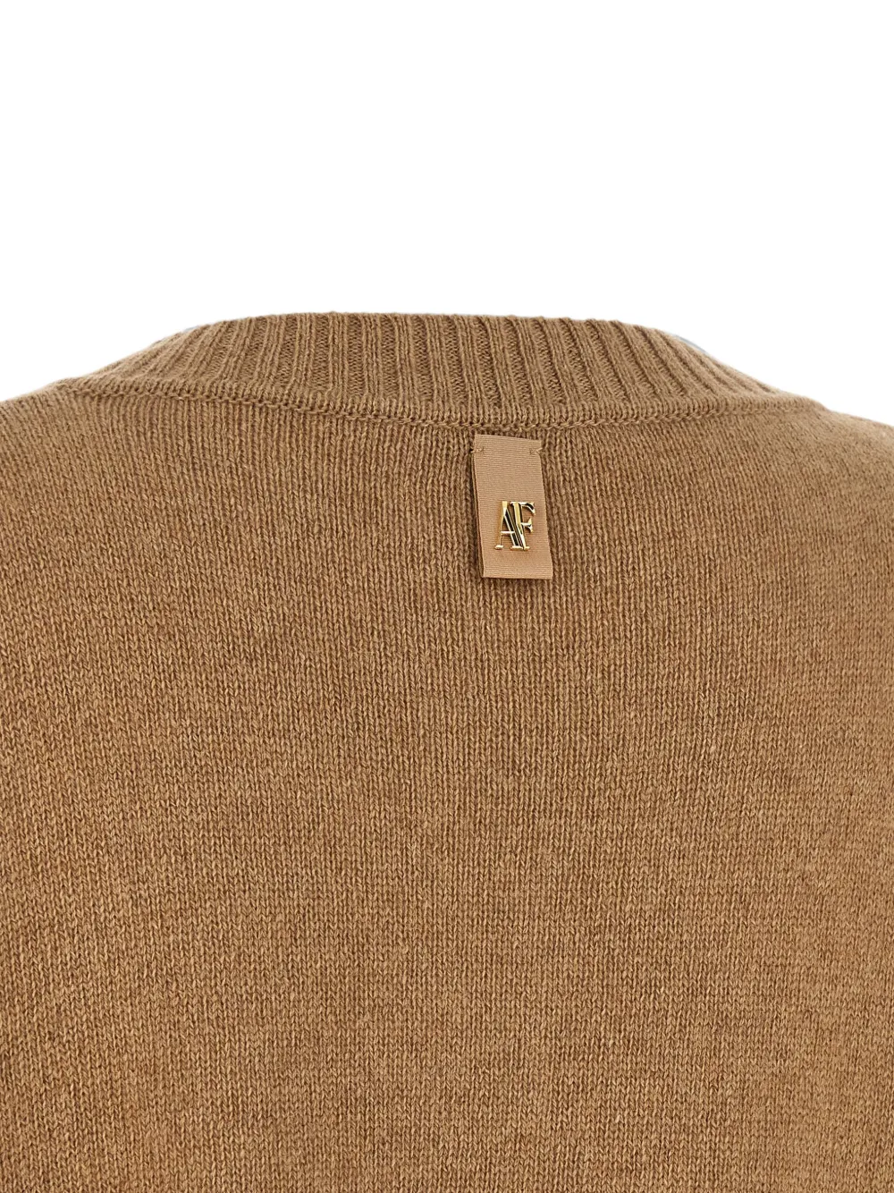 Alberta Ferretti Vest met kant Bruin