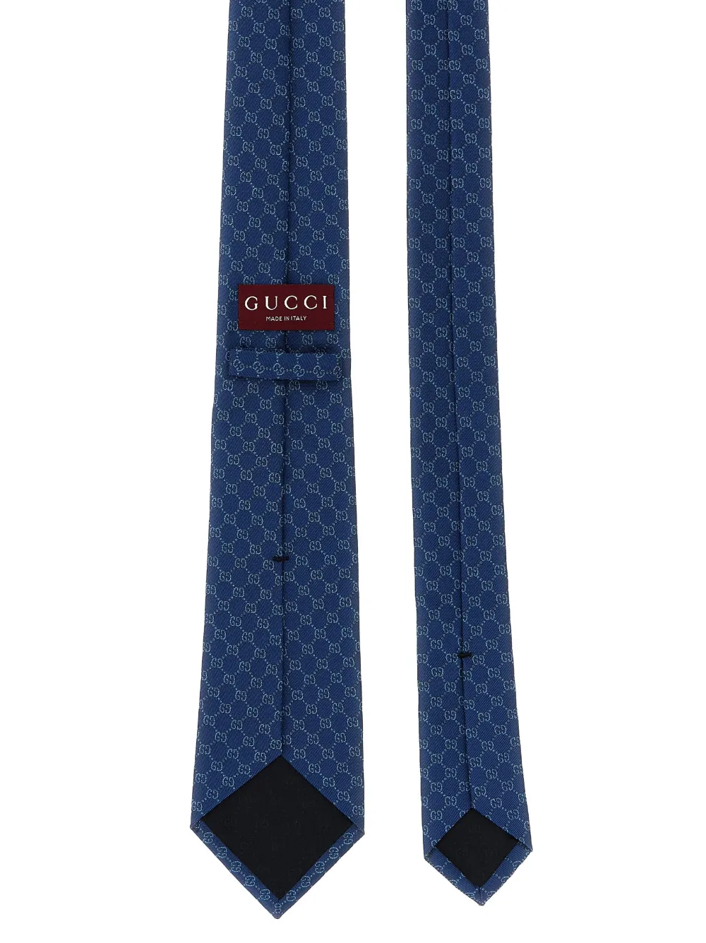 Gucci Stropdas met GG-jacquard Blauw
