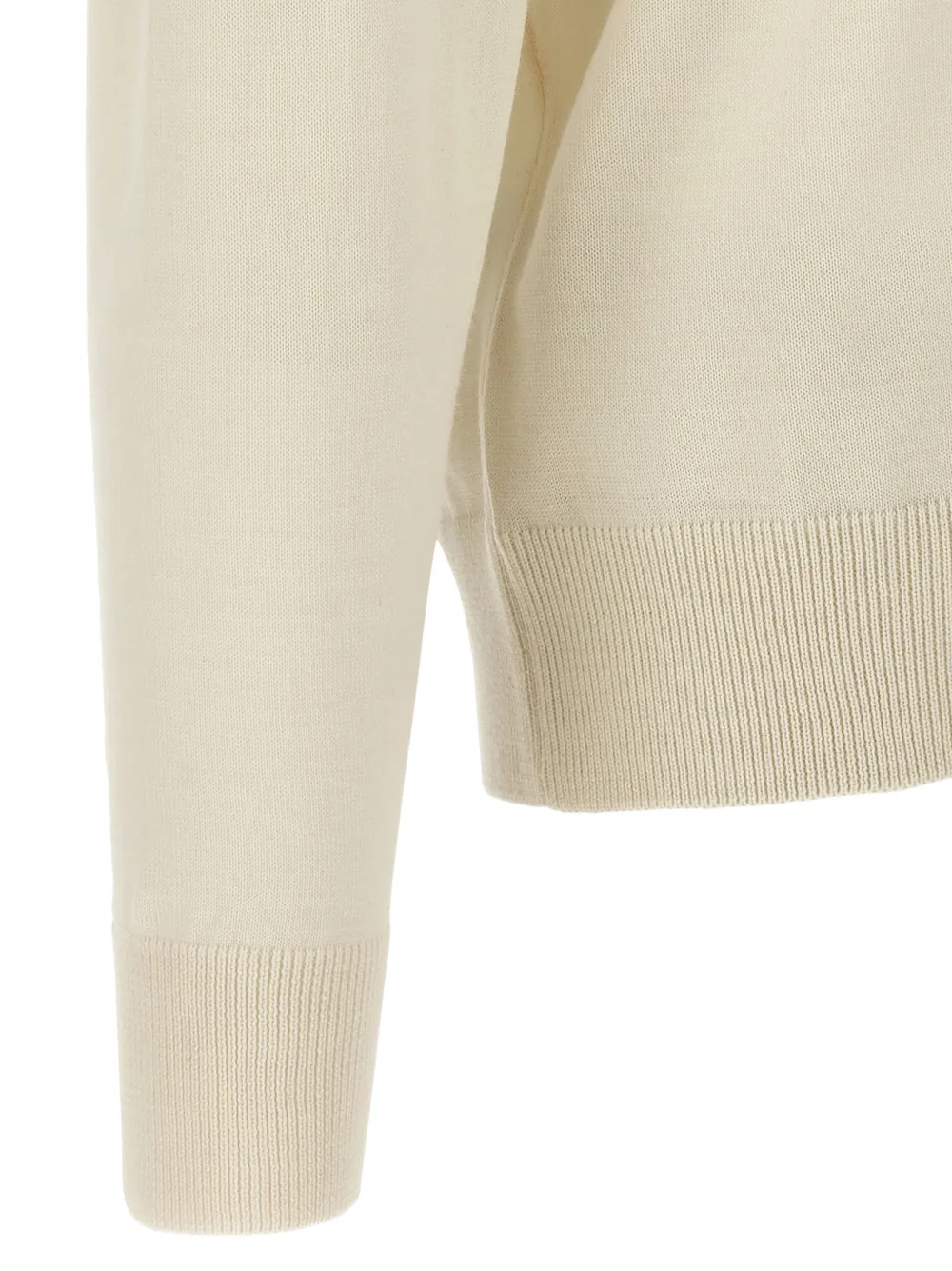 BOSS H-Balonso vest van scheerwol met rits Beige