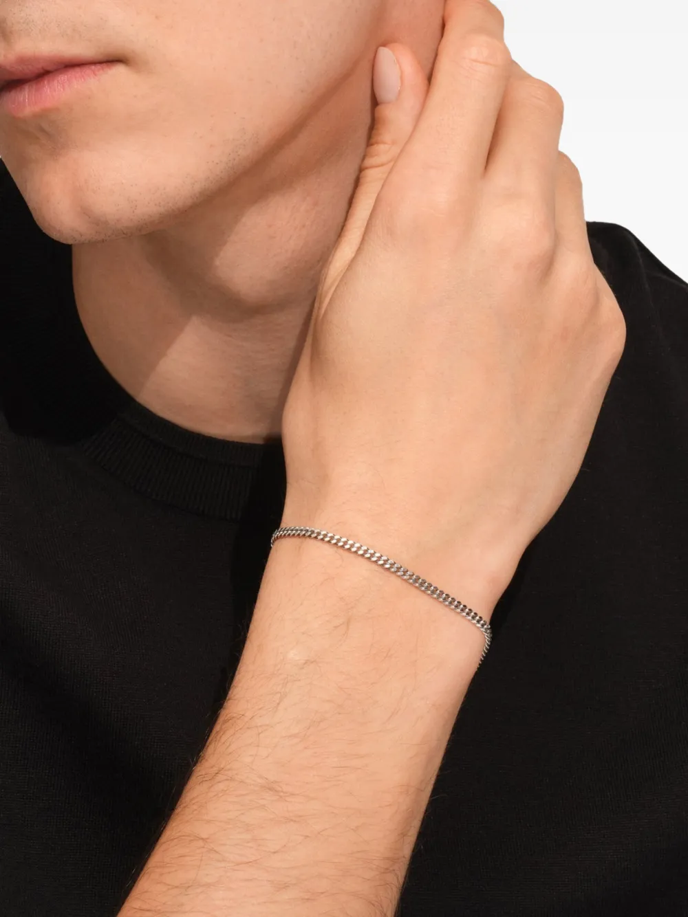 Tom Wood Curb Chain Bracelet | Silver | FARFETCH