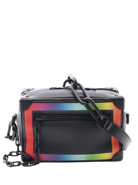 Louis Vuitton Pre-Owned bandolera Rainbow Soft Trunk de cuero taiga 2019-2026