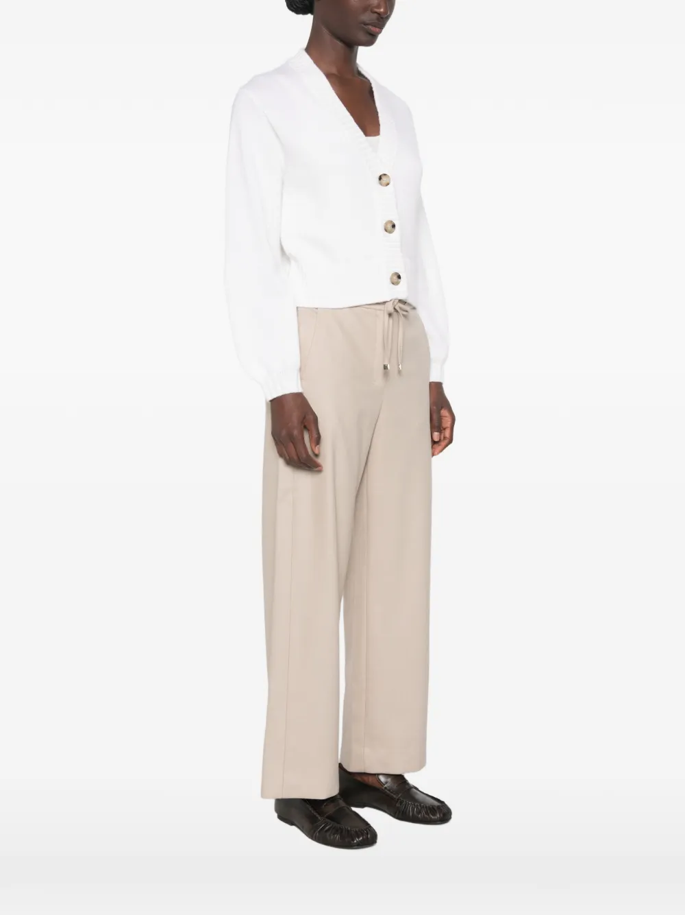Allude Kasjmier vest Wit