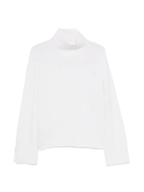 Allude ribbed roll-neck sweater