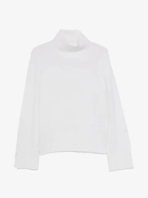 Allude ribbed roll-neck sweater