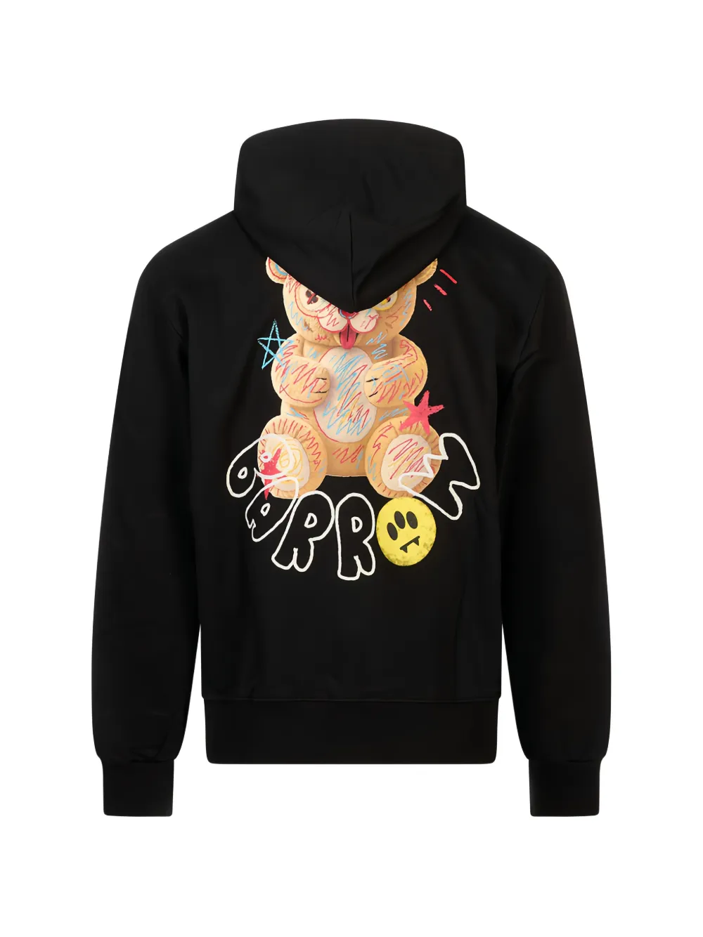 BARROW Hoodie met teddybeerprint Zwart