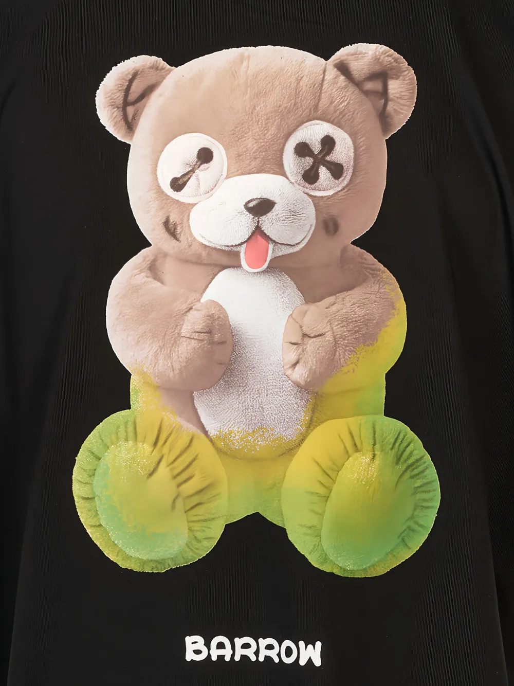 BARROW T-shirt met teddybeerprint Zwart