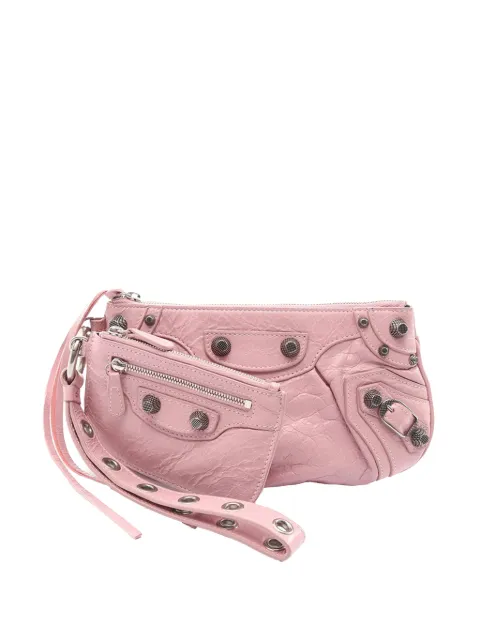 Balenciaga Pre-Owned Le Cagole clutch i lammeskind fra 2021-2024