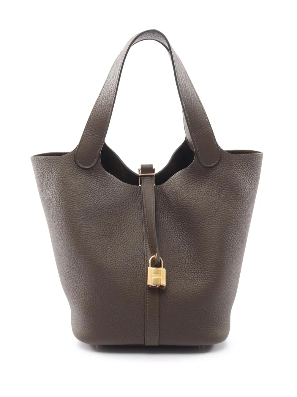 Hermès Pre-Owned 2026 Clemence Picotin Lock 22 handbag - Brown